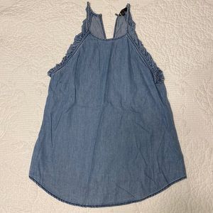 Ruffle Jean Top